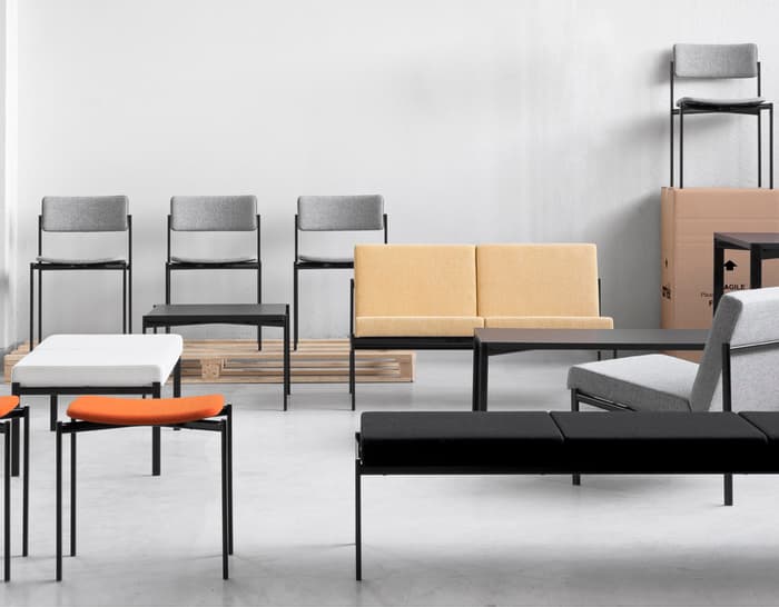 kiki 3-seater bench