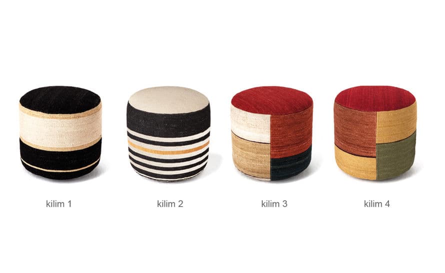kilim pouf