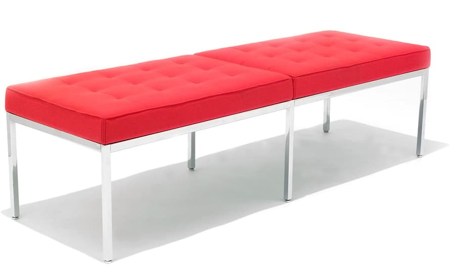 knoll three seat bench