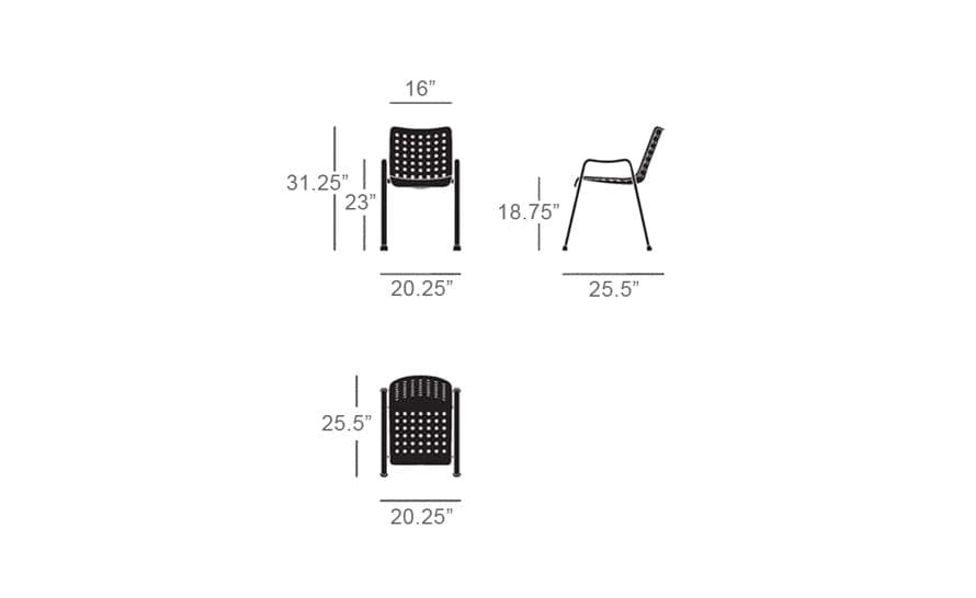landi stacking chair