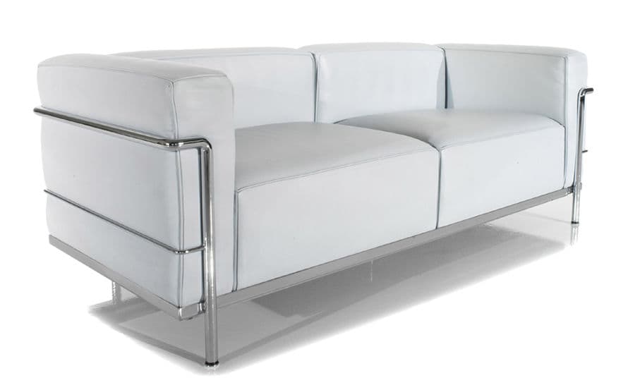 le corbusier lc3 two seat sofa with down cushions