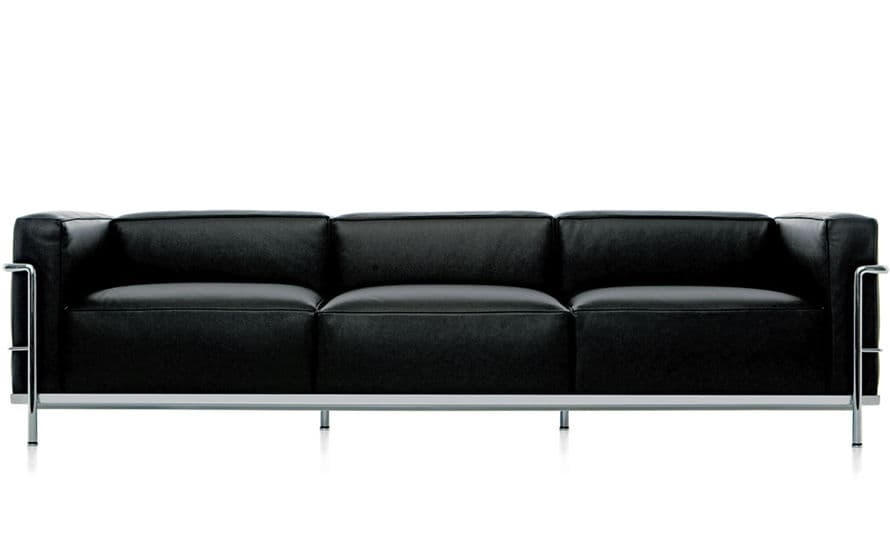 le corbusier lc3 three seat sofa