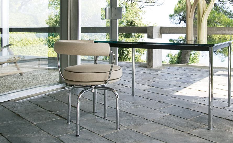 le corbusier lc7 swivel chair