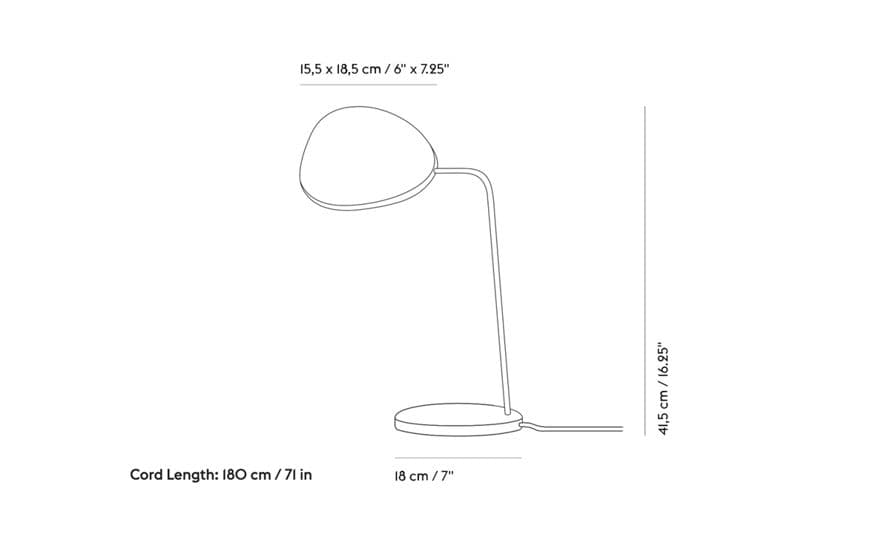 leaf table lamp
