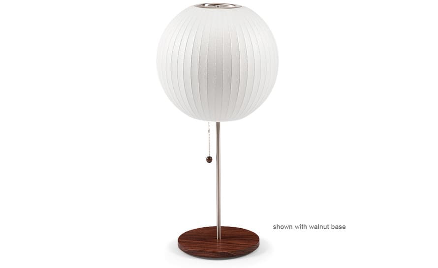 nelson lotus table lamp ball – thumbnail image #2