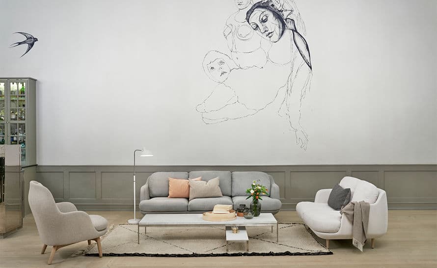 lune 2 seat sofa