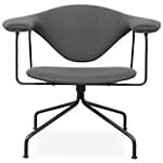 masculo swivel base lounge chair