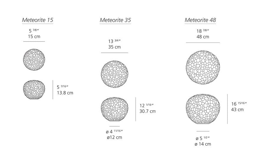 meteorite table lamp – thumbnail image #7