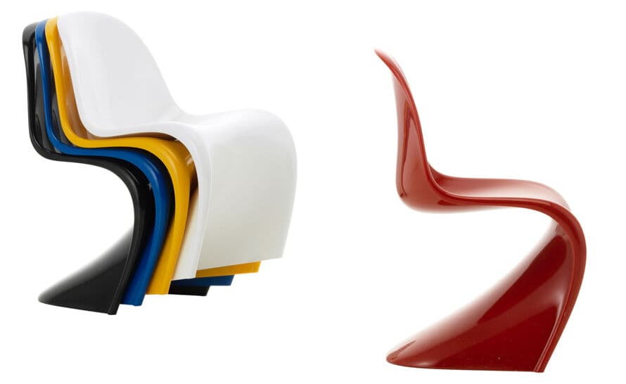 Miniature Panton Chair set of 5