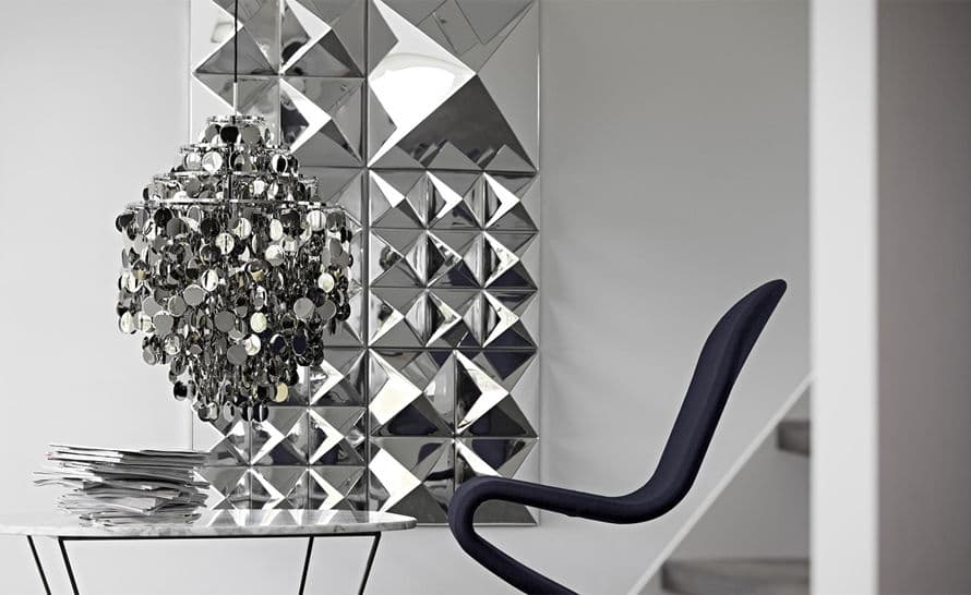 panton mirror sculpture 4 pyramid
