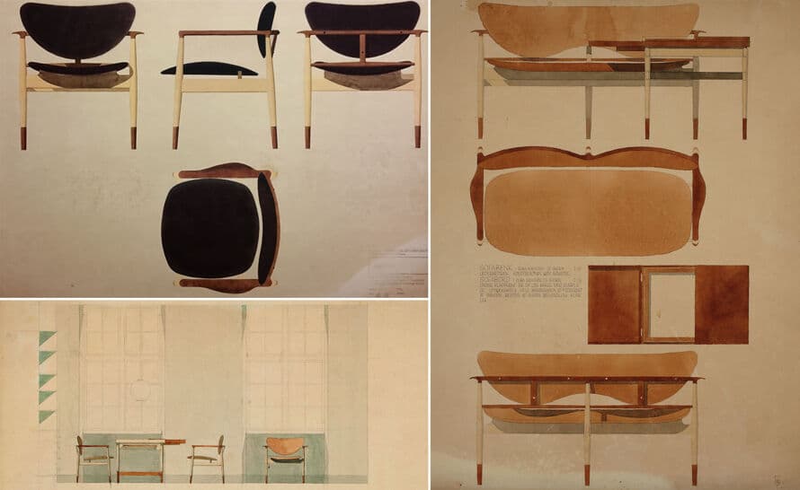 Model 48 Sofa Bench