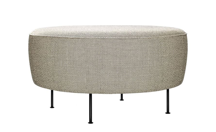 modern line large pouf