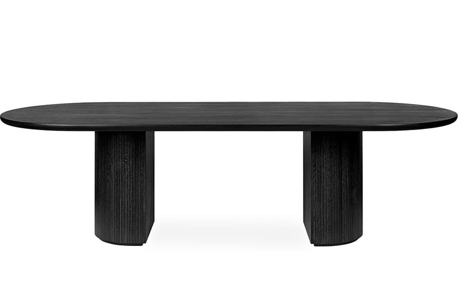 moon elliptical dining table