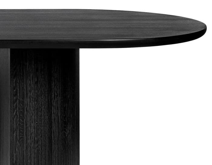 moon elliptical dining table