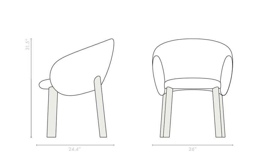 Nebula Wood Dining Chair