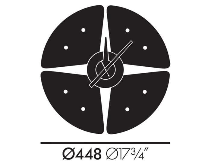 george nelson petal wall clock