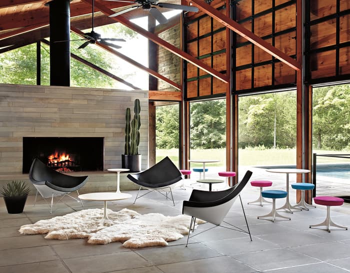 george nelson pedestal stool