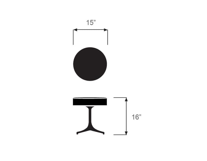 george nelson pedestal stool