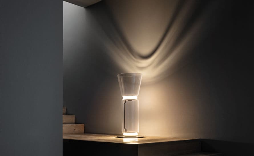 noctambule f1 floor lamp with cone