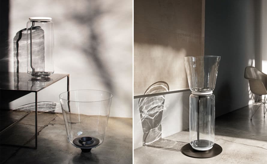 noctambule f1 floor lamp with cone