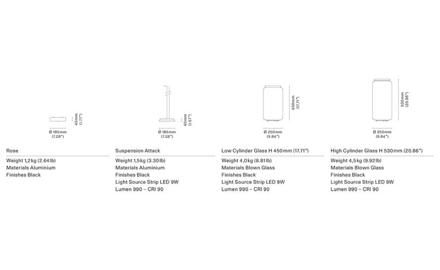 noctambule s6 suspension lamp