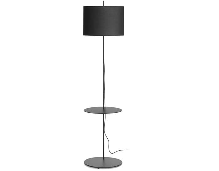 note floor lamp with table