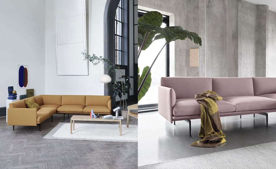 outline corner sofa