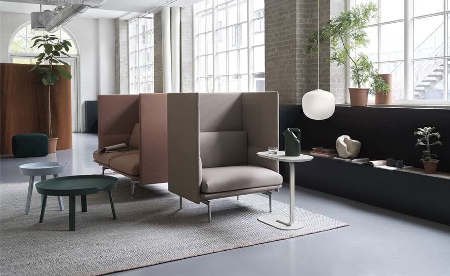 outline highback sofa 1 seater