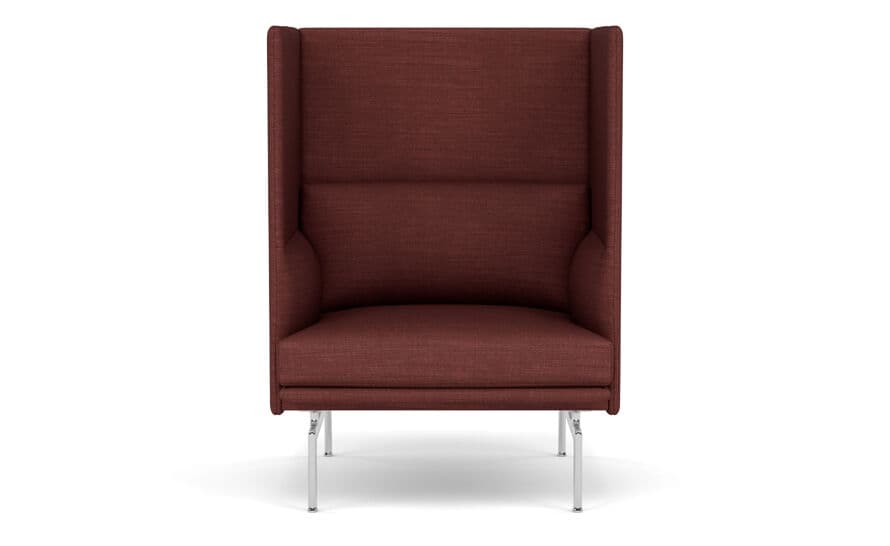 outline highback sofa 1 seater