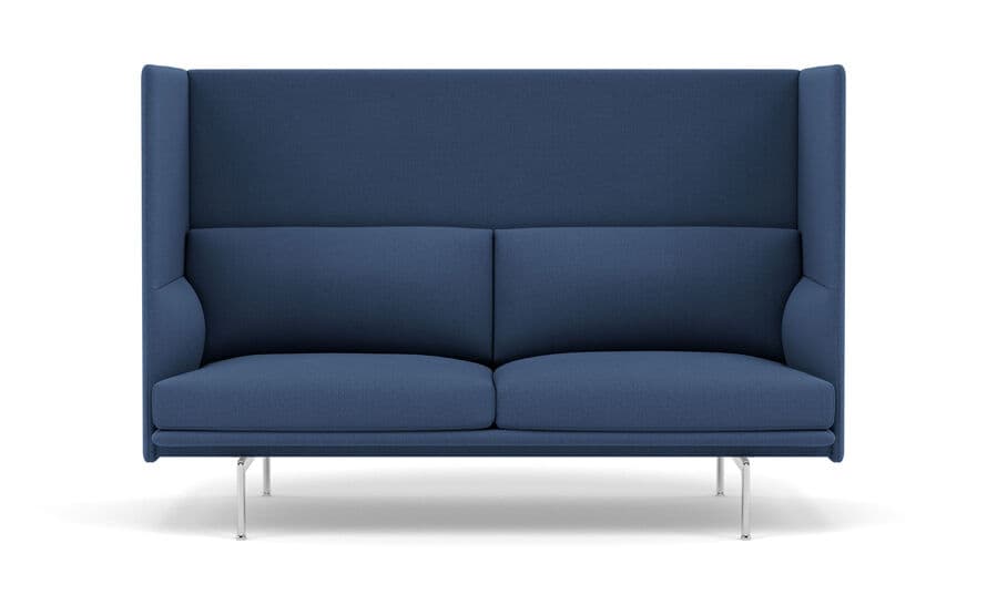outline highback sofa 2 seater