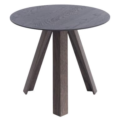 tre side table with wood top