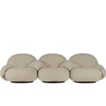 pacha 3 seat sofa with 4 armrests