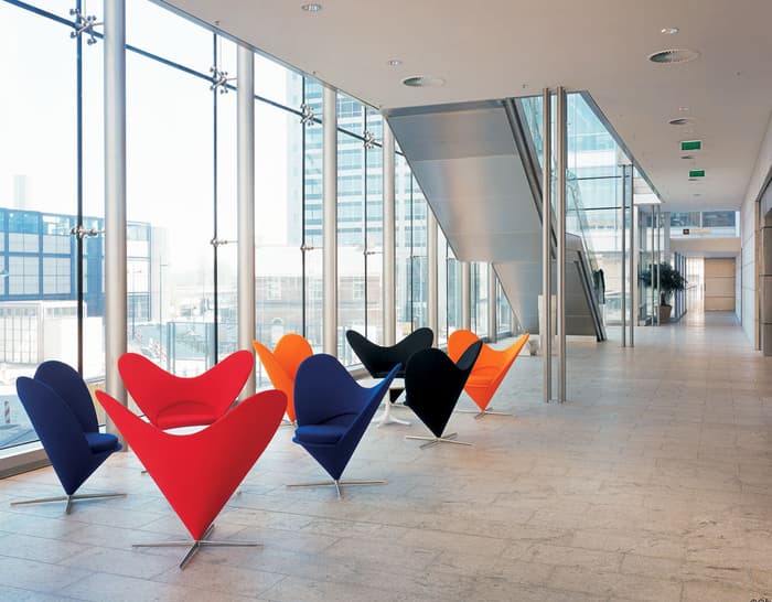verner panton heart cone chair