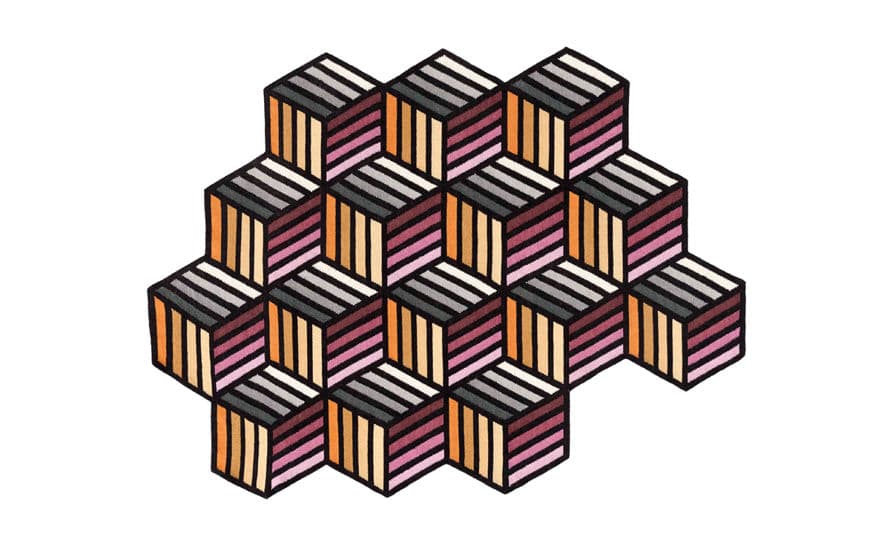 parquet hexagon rug – thumbnail image #2