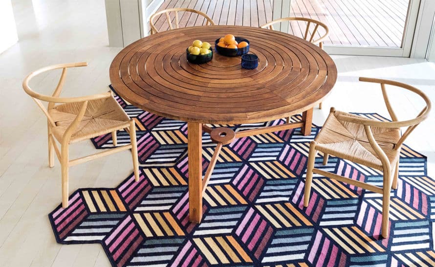 parquet hexagon rug – thumbnail image #4