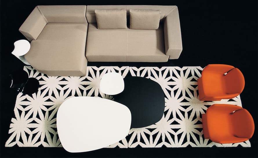 phoenix coffee table with metal base