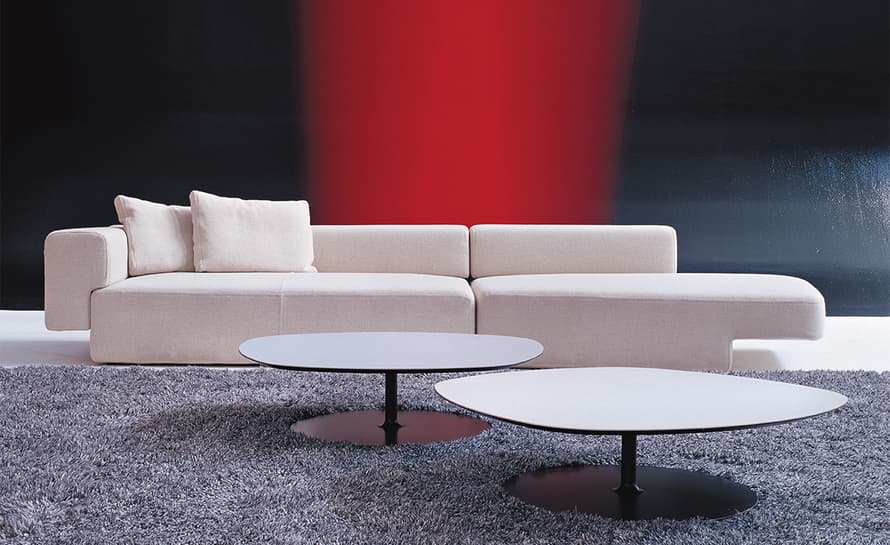 phoenix coffee table with metal base