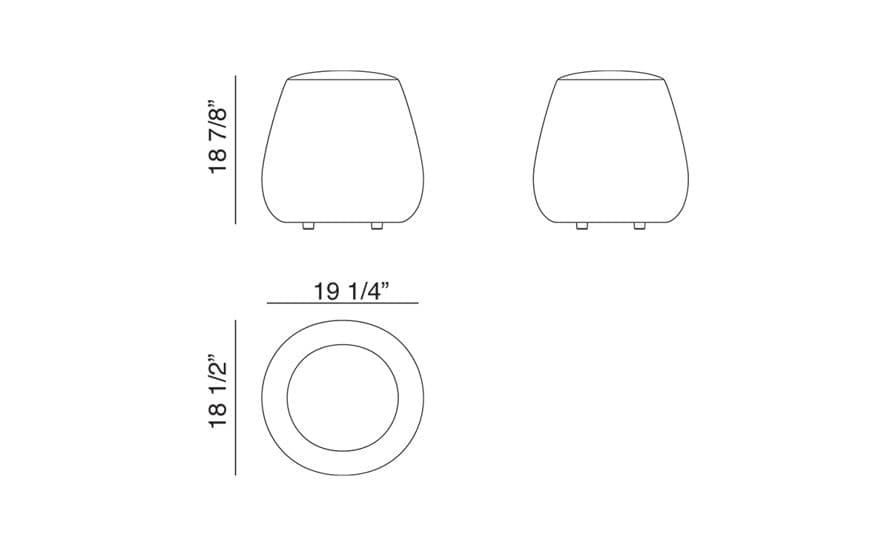 pix 47 one seat ottoman
