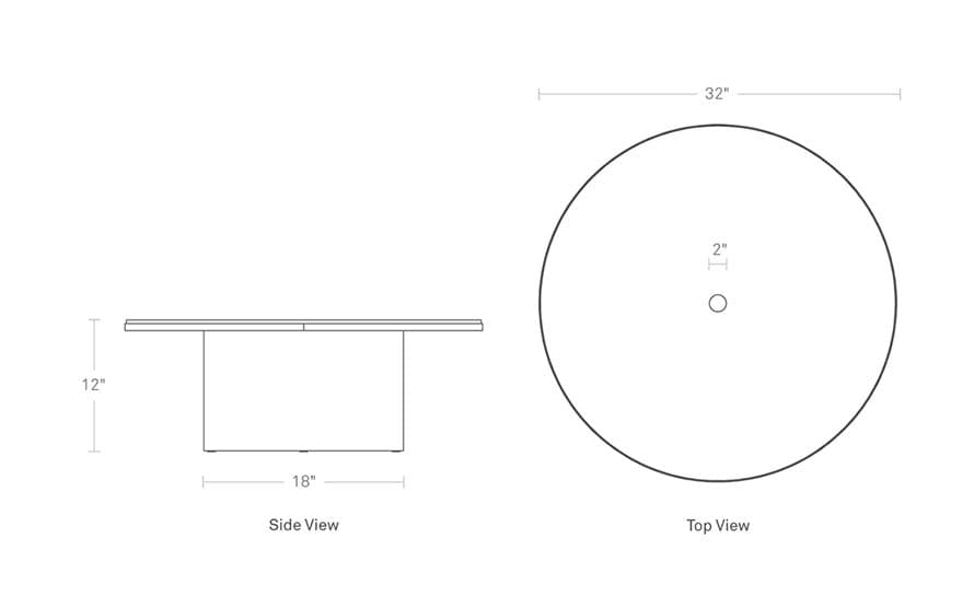 plateau coffee table