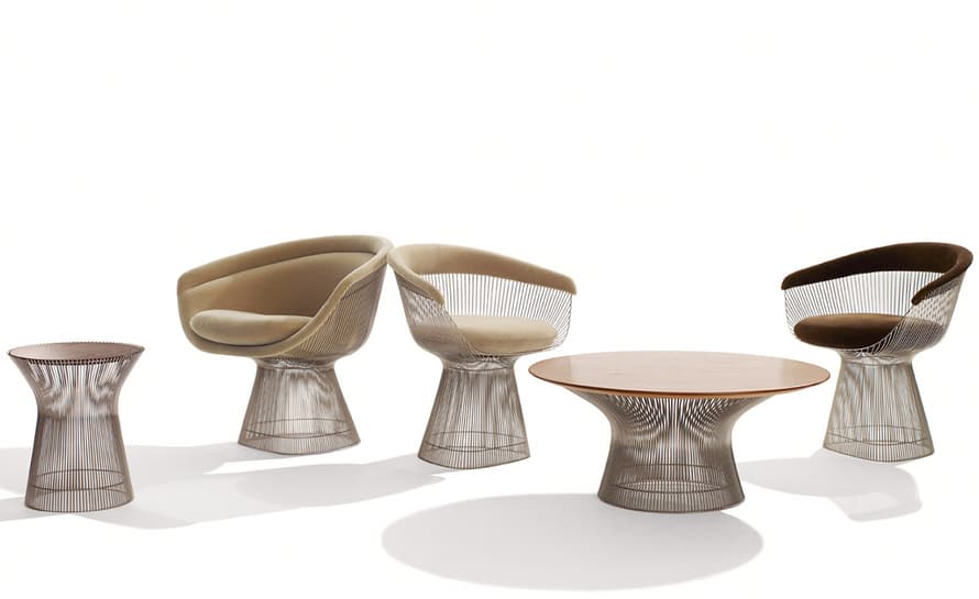 knoll platner nickel side table – thumbnail image #10