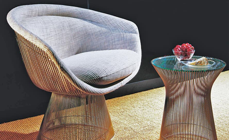 knoll platner nickel side table – thumbnail image #8