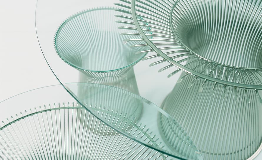 knoll platner nickel side table – thumbnail image #9