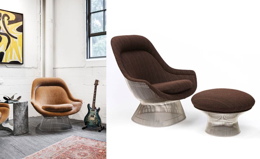 platner ottoman