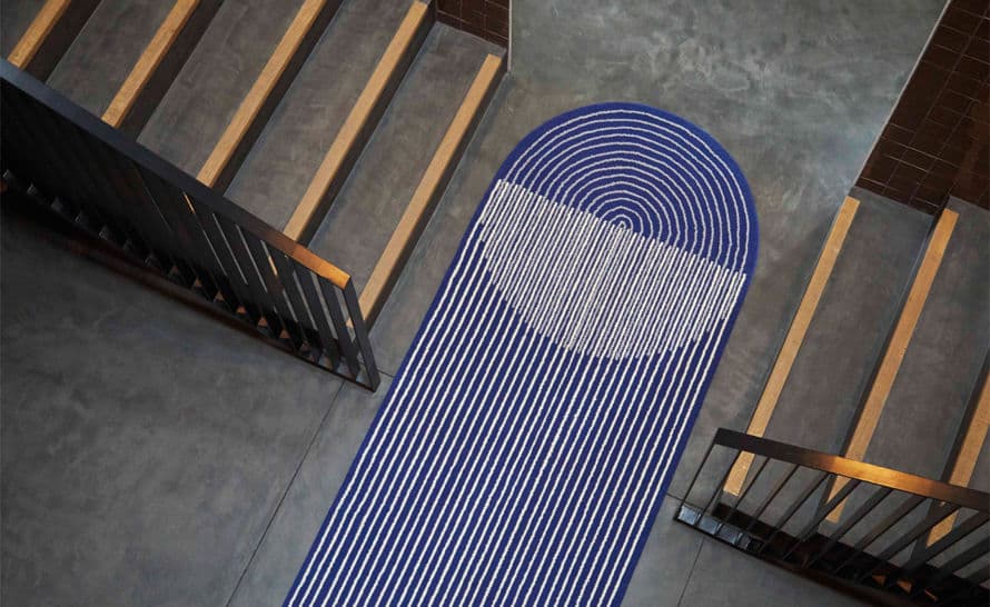 ply blue rug
