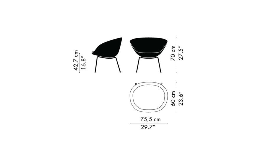 pot lounge chair