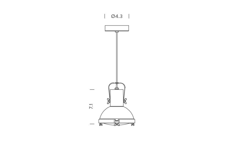 Projecteur 165 Pendant