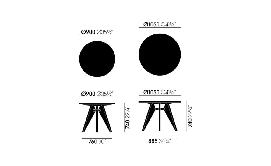 prouv&eacute; gueridon table