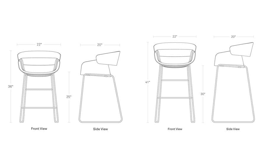 racer stool by blu dot