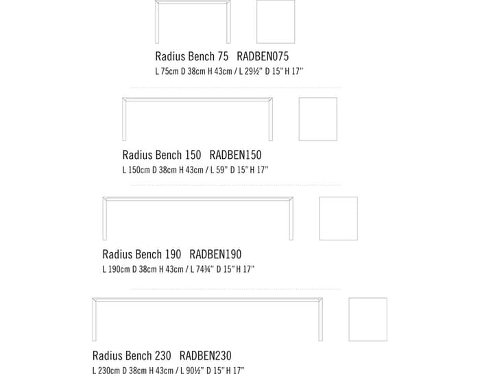 radii bench – thumbnail image #8