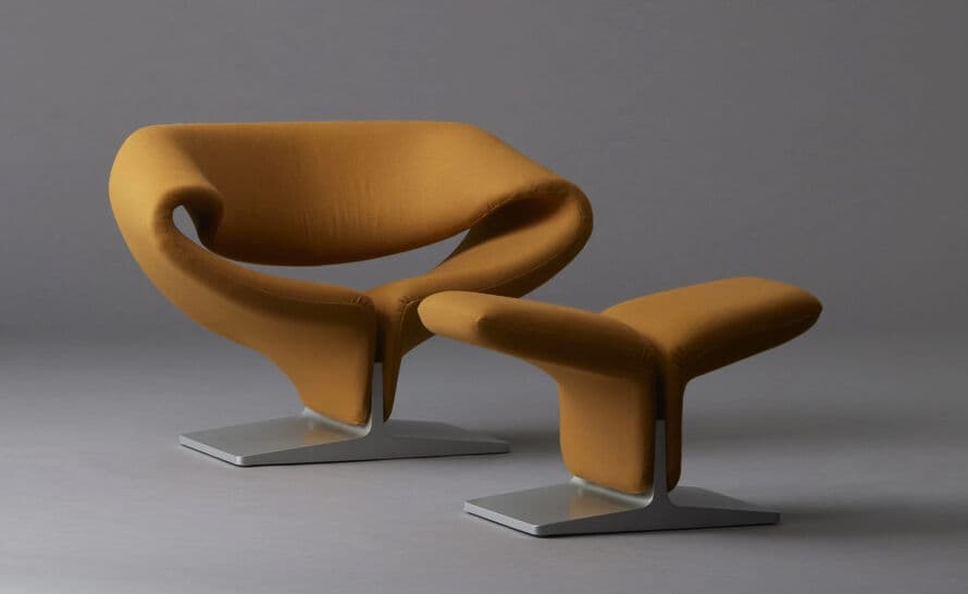 pierre paulin ribbon ottoman